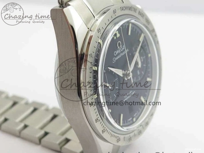 1230 Speedmaster ’57 Co-Axial OMF 1:1 Best Edition Black Dial White Markers On SS Bracelet A Durable 8146